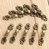 Excellent Value 10PCs Box Handle Knobs Arch Tracery Bronze Tone