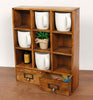 Zakka double drawer cabinet vintage retro ridel finishing miscellaneously storage