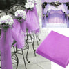 Wedding Chair cover sash Hotel Banquet Decor mesh sash Table Runner