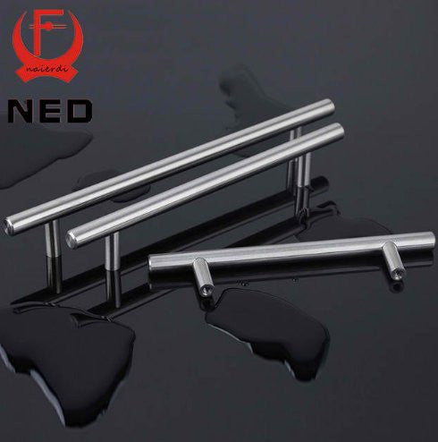 Stainless Steel Handles Diameter 10mm Kitchen Door Cabinet T Bar