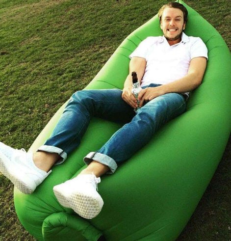 Hangout Fast Inflatable Chair Lounger Air Sleep Camping