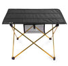 Portable Camping Table Outdoor Golden Aluminium