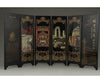 CHINESE OLD LACQUER HANDWORK PAINTING BEIJING SCENERY SCREEN DECORATION