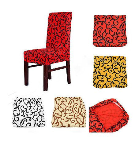 Spandex Stretch Dining Chair Cover Machine Washable Restaurant