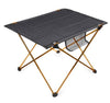 Portable Camping Table Outdoor Golden Aluminium Alloy Foldable