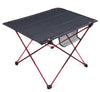 Portable Camping Table Outdoor Golden Aluminium Alloy Foldable