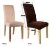 Solid Colors Polyester Spandex Dining Chair Covers For Wedding