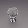 Clear Crystal Round Knob Furniture Knobs Kitchen Glass Drawer Cabinets Handles