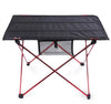 Portable Camping Table Outdoor Golden Aluminium