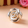 Antique Silver Rose Door Cabinet Drawer Furniture knob Handle