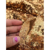 Gold Sequin Tablecloth Rectangle Style